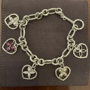 John Hardy Heart charm bracelet.